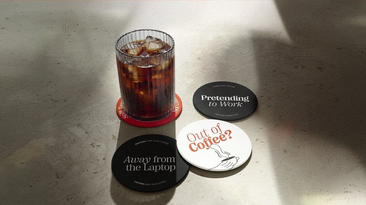 Guild Coffee — 코스터. Away from the Laptop, Out of Coffee?